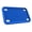 Blue, variant on RightCar Solutions Motorcycle Silicone license plate frame | The Original Premium Grade Silicone Bike Plate Frame | Rust Proof, Rattle Proof, Weather Proof | License Plate Holder (Black)
