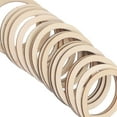thumbnail image 6 of Viveous 20pcs Wood Rings Flat Circles Unfinished Wooden Round Rings DIY Wood Crafts, 6 of 10