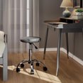 thumbnail image 3 of Clyde Adjustable Cushion Seat Swivel Stool, 3 of 9