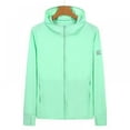 thumbnail image 1 of MesaSe Chandail à Capuchon à Fermeture à Glissière pour Femmes UPF 50+ Protection Solaire UV Vêtements pour Femmes Manches Longues Pêche Course Randonnée Veste Performance Extérieure, 1 of 8