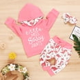 thumbnail image 6 of LNMQLPDBS Toddler Girl Clothes Hoodie Set Infant Dino Graphic Pullover and Cuffed Jogger Pants with Matching Headband Toddler Cute 3 Piece Outfit for Holiday Daily Wear, 6 of 9
