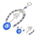 thumbnail image 3 of Colgante de ojos azules con forma de elefante de herradura, decoración de bendición, 3 of 8