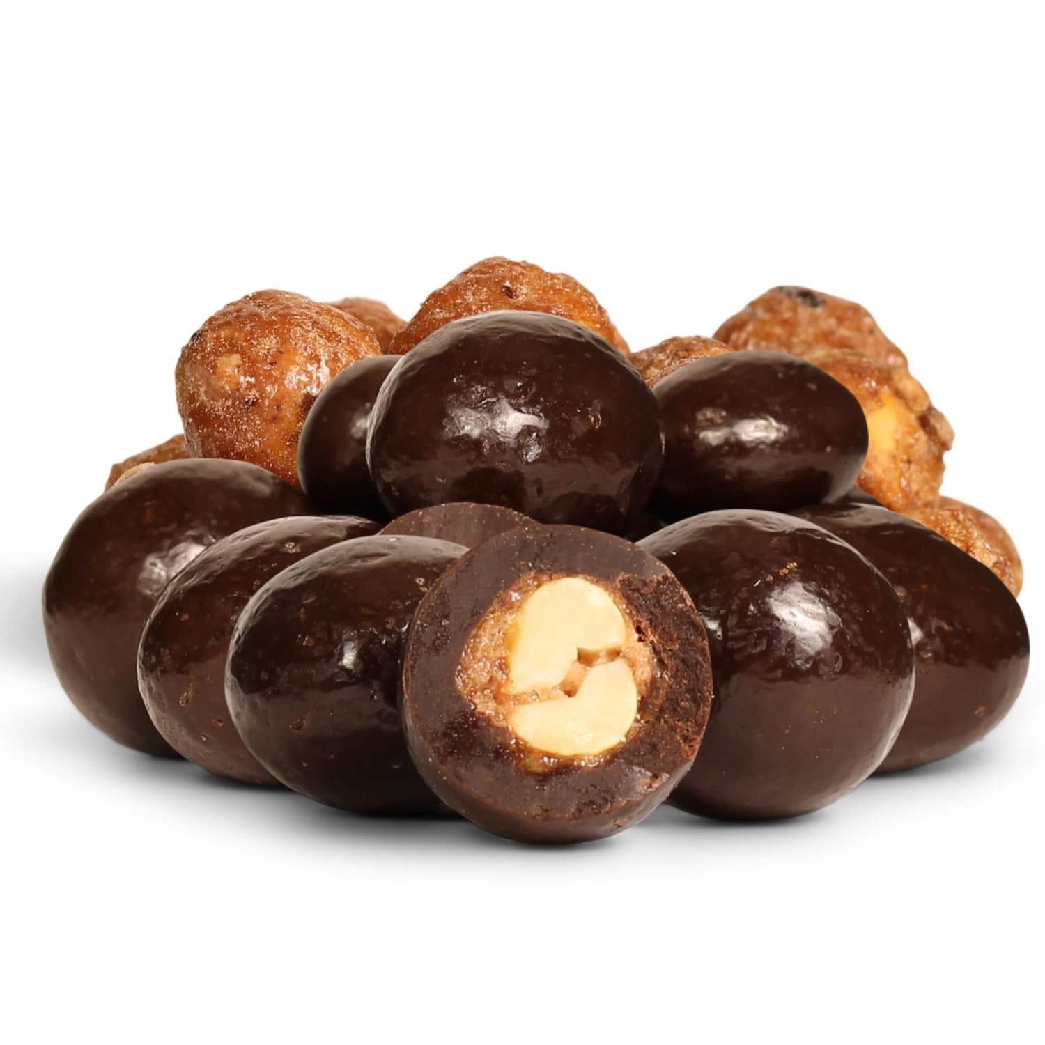 Chocolate Covered Toffee Coated Peanuts by It's Delish, 5 Lbs Bulk Bag  Dark Chocolate Candy Nuts Bulk Peanut Chocolates Sweet & Crunchy Nut Snack  Vegan, Kosher
