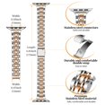 thumbnail image 4 of SEURE Slim Stainless Steel Band for Apple Watch Band 42/44/45/46mm,Women Luxury Metal Replacement Strap for iWatch Series 11 10 9 8 7 6 5 4 3 2 1 SE Silver/Rose Gold, 4 of 7
