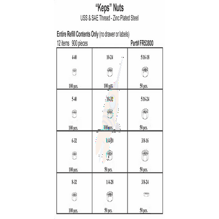 

Assortment Refill Only for FK13800 and FK53800