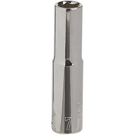 UPC: 0885911586016 | CRAFTSMAN Deep Socket Metric 1/4-Inch Drive 7mm 6-Point (CMMT44404)
