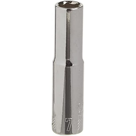 CRAFTSMAN Deep Socket, Metric, 1/4-Inch Drive, 7mm, 6-Point (CMMT44404)