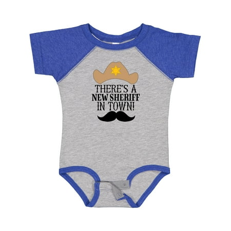 

Inktastic New Sheriff in Town Boys Gift Baby Boy Bodysuit