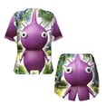 thumbnail image 5 of Lsque Pikmin Women's Short-Sleeved Pajama Set - 2 Piece Soft and Lightweight Sleepwear Set-XX-Large, 5 of 9