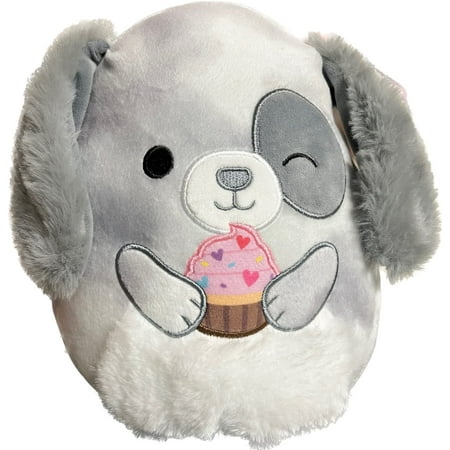 Squishmallows 8-Inch Plush 2023 Valentine's Day Squad Stuffed Animal (Gustavus Dog)
