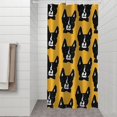 thumbnail image 2 of Boston Terrier Shower Curtain 36"x72" ,Bathroom Decorative Shower Curtains Set with 12 Hooks,Modern Waterproof Washable Shower Curtain, 2 of 6