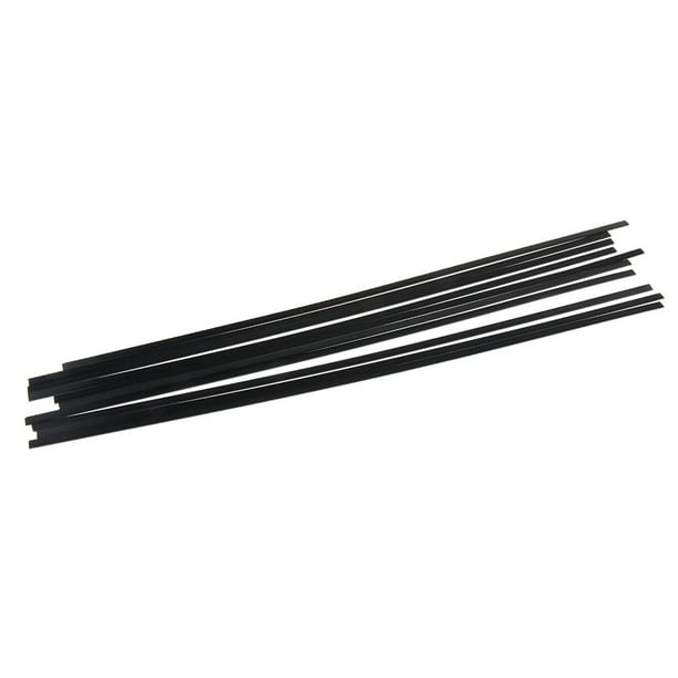 10 Uds diapasón de cuello de guitarra tira de Purfling de encuadernación de diapasón-negro, como perfke Tira de encuadernación de guitarra