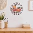 thumbnail image 3 of 24" Pumpkin Wheel Wall Decor Happy Harvest, 3 of 3