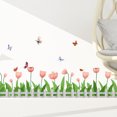 thumbnail image 3 of Adhesivo de pared de rejilla de mariposas de flores creativas, adhesivo de pared TUNC Sencillez, 3 of 5