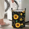 thumbnail image 4 of Lsque Sunflowers3 pattern Laundry Hamper Basket, Tall Woven Rope Hamper Basket for Clothes, Lightweight Storage Basket, Collapsible Waterproof-Medium, 4 of 8