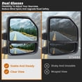 thumbnail image 5 of Spec-D Tuning Black Towing Mirror Smoke LED Signal Power Heated Compatible with 1999-2016 Ford F-250, F-350, F-450 Super Duty Left + Right Pair, 5 of 7