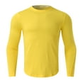 thumbnail image 5 of SEMIMAY Male Spring And Summer Fitness Sports Quick Frying Long Sleeve T Shirt Solid Color Tight Elastic Bottoming Top, 5 of 6