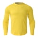 thumbnail image 5 of Camisetas deportivas Prolriy para hombre, de manga larga, ajustadas, elásticas, de compresión, para primavera y verano, para hombre, color amarillo, talla XXL, 5 of 6