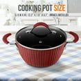 thumbnail image 2 of NutriChef Cooking Pot with Lid - Non-Stick High-Qualified Kitchen Cookware, 2.1 Quart, 2 of 3