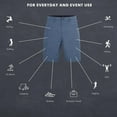 thumbnail image 5 of Visive Men's Hybrid Shorts - (Pack of 4) Quick-Dry, Stretch Fabric - Chino Golf Shorts & Swim Trunks - Versatile Outdoor & Casual Wear - Multiple Colors & Sizes - Ultimate Comfort with Classic Fit, 5 of 5