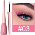 thumbnail image 1 of Delineador de ojos líquido de colores, delineador suave de secado rápido, de larga duración, no fácil de desmenuzar, maquillaje de escenario blanco y rojo （03, 1 of 5