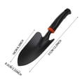 thumbnail image 3 of 1pcs Pelle d'Outils de Jardin à Main, Outils de Jardinage à Main Robustes avec Prise Ergonomique, Outils de Jardin Résistants à la Rouille, Petits Outils pour Transplanter, Désherber, Déplacer et Lisser, Cadeau de Jardinage de Sol, 3 of 9