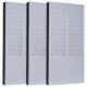 thumbnail image 2 of Tarjetero para Reloj OrgaCard 3Pzas 21x41.5x3.2cm 24 Bolsillos Media Carta Pared PVC Gris., 2 of 2