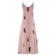 thumbnail image 3 of Gibobby Vestido de gasa de verano para mujer Vestido largo con estampado de flores y cuello en V sin mangas sexy de verano para mujer(Rosa,XL), 3 of 4