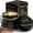 Cinnamon Vanilla, variant on Black Oud Candle Highly Scented Soy Candel Natural Non Toxic Velas Aromáticas Gift For Men 5Oz Decorative Tin Jars With Lids Pack Of 3