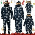 thumbnail image 5 of Generic Family Christmas Pajamas Matching Sets Christmas Pajamas for Family Holiday Family Sleepwear Set Long Sleeves Pant Christmas Jumpsuits Snowflakes Santa Christmas Xmas Jammies, 5 of 5