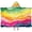 Colorful Tie Dye Pattern-2, variant on Tie Dye Pattern Kids Hooded Bath Towel, Beach Towel Poncho with Hood & Snap Buttons, Highly Absorbent Gifts for Kids Toddlers Teens,60"x35"