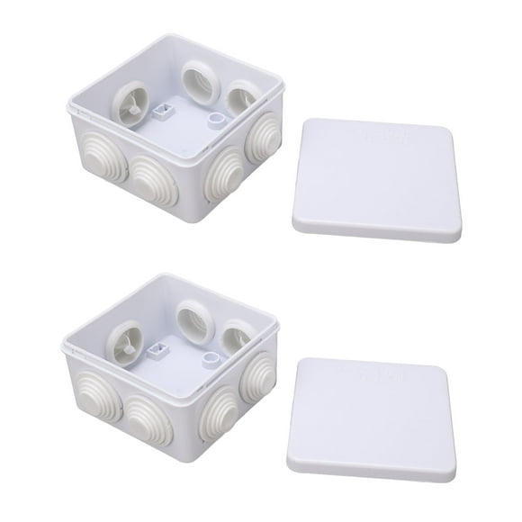Waterproof Junction Box, Electrical Project Box Easy Installation 2PCS  For Residential Wiring