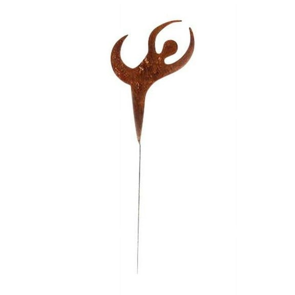 Dancer Rusted Garden Stake