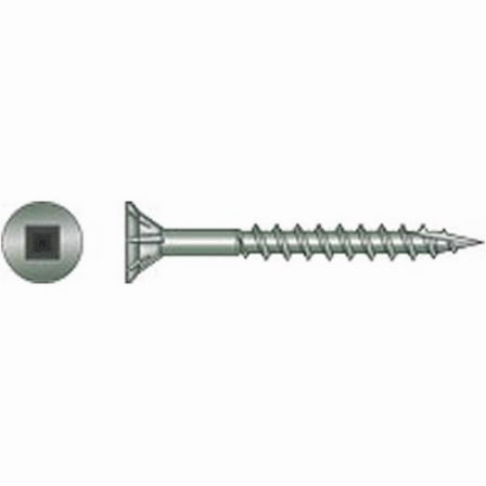 Simpson Strong-Tie 5000150 No. 9 x 1.63 in. Square Wafer Head Galvanized Steel Cement Board Screws - Pack of 1500