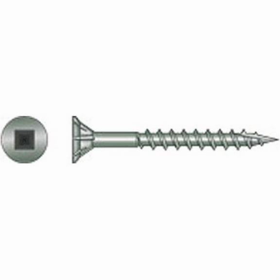 Simpson Strong-Tie 5000150 No. 9 x 1.63 in. Square Wafer Head Galvanized Steel Cement Board Screws - Pack of 1500