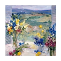 Trademark Fine Art Allayn Stevens Tuscany Floral I Canvas Wall Art