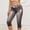 *Gray, variant on VBVC Women's Denim-Look Capri Leggings,High Waisted Stretchy Faux Jeans Capris For Women,Ladies Floral Embellished Casual Yoga Pants,Black,S-2XL