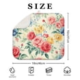 thumbnail image 4 of Pioneer Flower Floral Print Pattern Dish Drying Mat for Kitchen 1 Pack, Ultra Absorbent Microfiber Dishes Drainer Mats,16"x18", 4 of 6