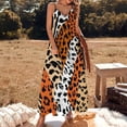 thumbnail image 3 of Wild Animal Print Pattern Sleeveless Dress Loose Women's Dress Dresses Luxury Evening Dresses, 3 of 9