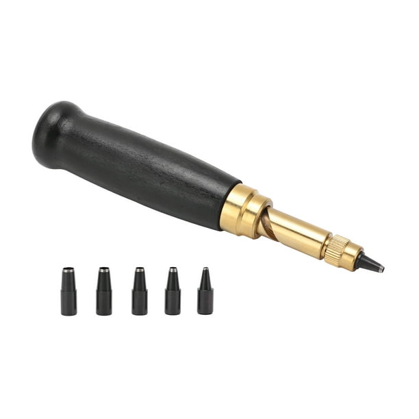 Perforatrice à vis pour le cuir - 6 pointes - 1,5 à 4 mm