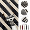 thumbnail image 6 of Black Cream Stripes Washable Small Entryway Area Rugs 2'x3', Minimalist Black Slant Line Washable Throw Rug Non-Slip Sturdy Edge Binding Carpet for Front Door Floor Room Entry, 6 of 9
