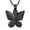 Black, variant on Butterfly Urn Necklace for Ashes Urn Necklace Keepsake Cremation Jewelry Memorial Gifts for Women
