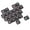 Black, variant on Customizable Backlits Keycaps 21 Key Set Cats Heart Design Effortless Snap On Setups