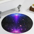 thumbnail image 3 of Colorful Stars Clouds And Moon Round Area Rugs for Bedroom Living Room, 5FT Soft Indoor Circle Carpets, Carpet Home Decor Floor Mat, 3 of 6