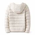 thumbnail image 3 of Women's Lightweight Hooded Puffer Jacket, Short Slim Fit Casual Winter Coat, 3 of 4