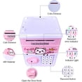 thumbnail image 2 of Hucha para niños, hucha digital con contraseña, hucha ATM para monedas y billetes, regalos de cumpleaños festivos para niños, niñas, color rosa, 2 of 7