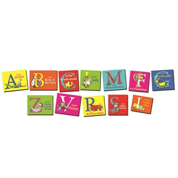 Dr Seuss Abc Mini Bulletin Board Set