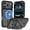 Black, variant on Dteck for iPhone 18 Pro Max Case, Compatible with MagSafe, Matte Translucent Shockproof Back Cover with Kickstand,Cherry Red