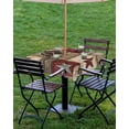 thumbnail image 4 of nqOlkjepod Texas Star Vintage Outdoor Tablecloth with Umbrella Hole & Zipper, Western Cowboy Country Wooden Square Table Cover 54x54 Inch, Dining Waterproof Table Cloth Protector for Patio/Party, 4 of 7