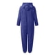 thumbnail image 5 of Pijama Augper de manga larga para mujer, mono de peluche con capucha, informal, cálido, para invierno, 5 of 6